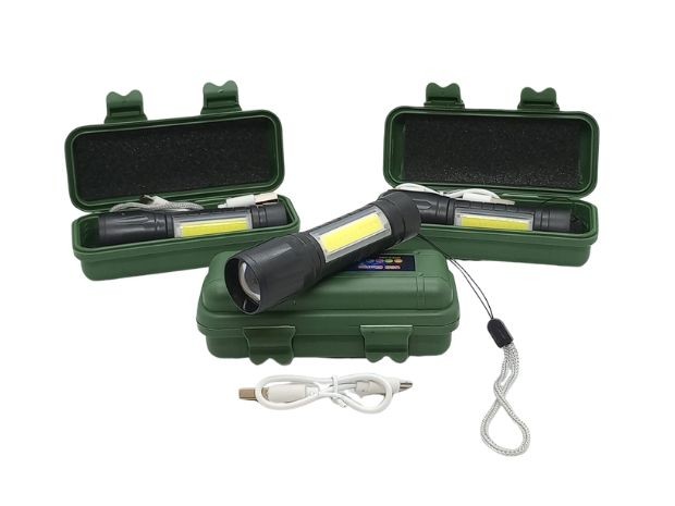 &u+ LINTERNA TACTICA LED MILITAR RECARGABLE